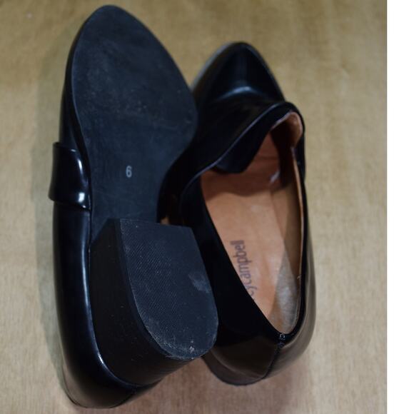 Jeffrey Campbell Black Leather Loafers Women’s 6 Pointed Toe Low Heel Classic - Picture 4 of 4